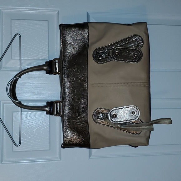 Chloe Canvas and Leather Satchel Bag - Picture 1 of 12